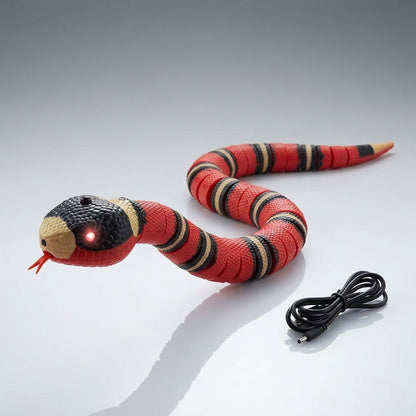 Smart Sensing Snake Toy for Interactive Pet Play